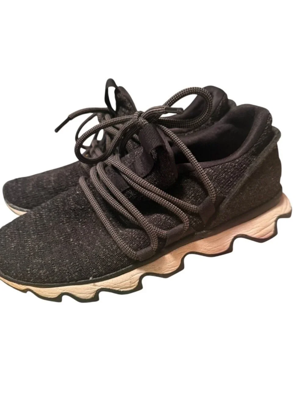 Sorel Size 6.5 Knit Athletic Sneakers with Lace-Up Closure